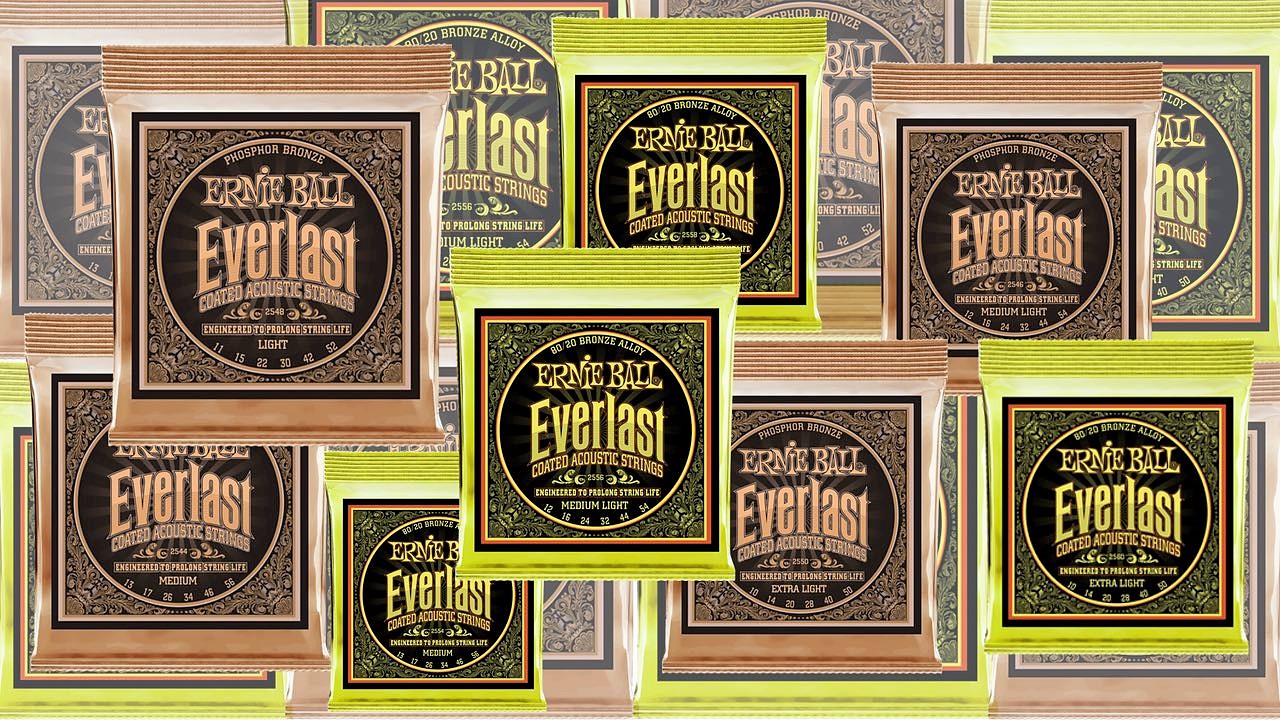 Everlast corde per chitarra acustica by Ernie Ball Everlast corde per chitarra acustica by Ernie Ball